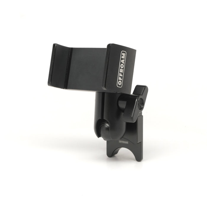 Image of Offroam Phone Mount for Subaru Outback 2026. This premium phone mount installs easily without drilling or glue. Spring loaded Universal holder for use with any phone. Perfect placement without blocking screens, driver view, or air flow. Fully adjustable positioning.
