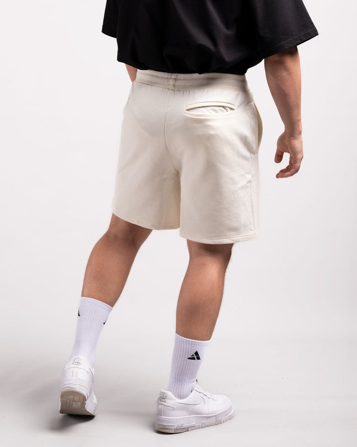 Sweatshorts (Cream) - HQ Basics - Athletic Aesthetics