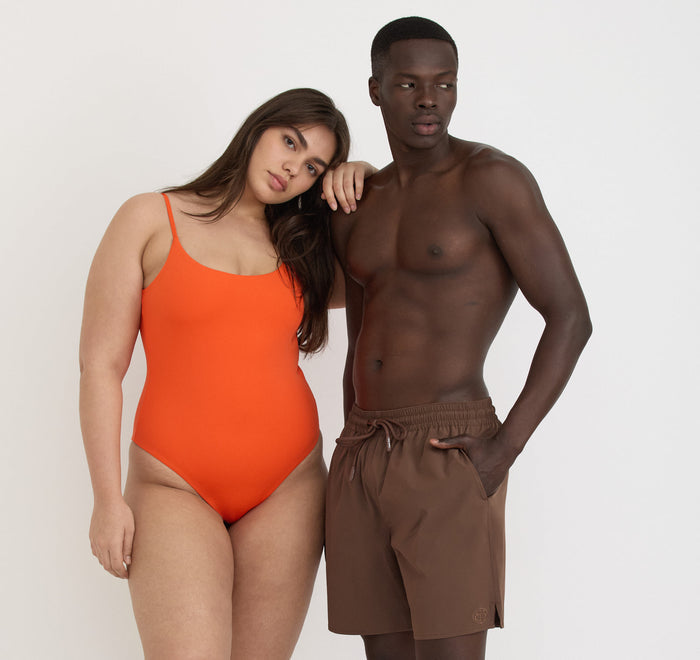 Swim Open Back One-Piece