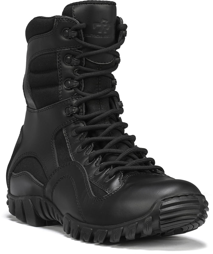 Tactical Research Men's TR960 Hot Weather Lightweight Tactical Boot in Black Side Angle View