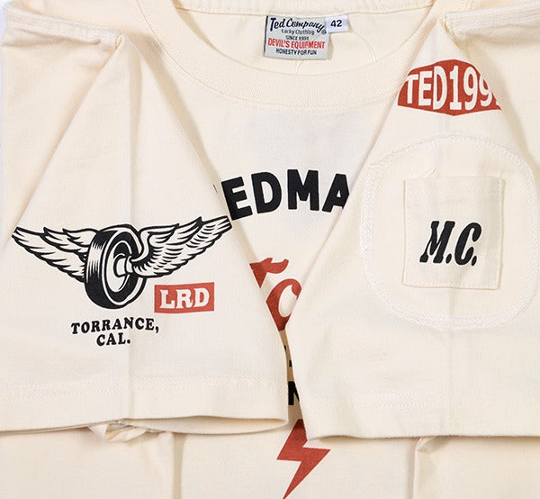 TDSS-571 Motorcycle Tedman - OFF WHITE
