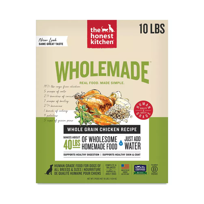 The Honest Kitchen Whole Grain Chicken Dog Food – 10 lb