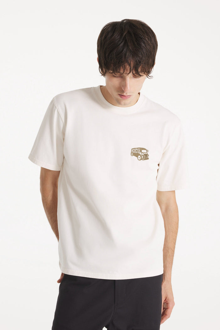 TOPI – EMBROIDERED T-SHIRT - OFF WHITE