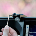 Image of Offroam Mounting Base installed securely in Toyota Land Cruiser 250 2024-2027. This premium all metal phone mounting base installs easily without drilling or glue. Perfect placement without blocking screens, driver view, or air flow.