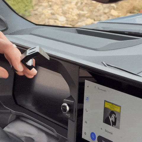 Video of Offroam Mounting Base installation for Toyota Land Cruiser 250 2024-2027. This premium all metal phone mounting base installs easily without drilling or glue. Perfect placement without blocking screens, driver view, or air flow.