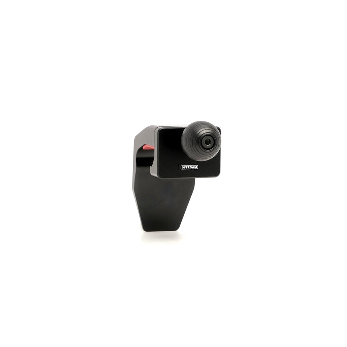 Image of Offroam Mounting Base for Toyota Land Cruiser 250 2024-2027. This premium all metal phone mounting base installs easily without drilling or glue. Perfect placement without blocking screens, driver view, or air flow.