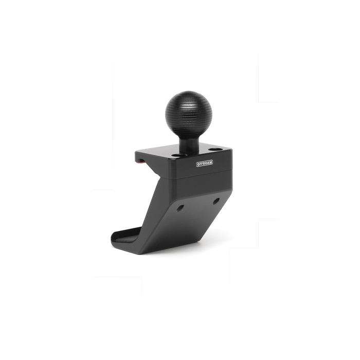 Image of Offroam Mounting Base for Toyota RAV4 2026, Center Console. This premium all metal phone mounting base installs easily without drilling or glue. Perfect placement without blocking screens, driver view, or air flow.