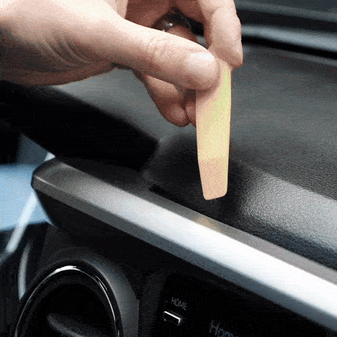Video of Offroam MagSafe-compatible Phone Mount installation for Toyota Tacoma 2016-2023. This premium phone mount installs easily without drilling or glue. High force magnets hold phone on any trail, road, or track. Perfect placement without blocking screens, driver view, or air flow. Fully adjustable positioning.