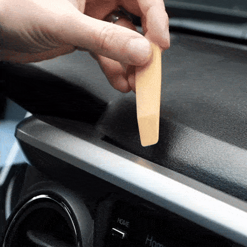 Video of Offroam Mounting Base installation for Toyota Tacoma 2016-2023. This premium all metal phone mounting base installs easily without drilling or glue. Perfect placement without blocking screens, driver view, or air flow.