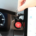 Image of Offroam Mounting Base installed securely in Toyota Tacoma 2024-2026 | 4Runner 2025-2026. This premium all metal phone mounting base installs easily without drilling or glue. Perfect placement without blocking screens, driver view, or air flow.