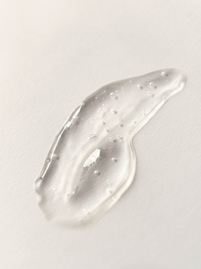 Gel aufgetragen