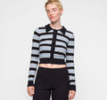 True Knit Fluffy Polo Cardigan