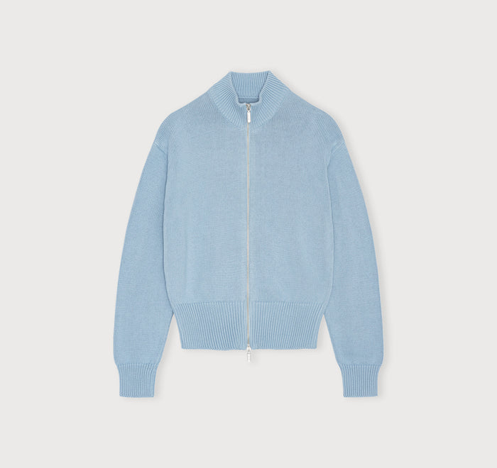 True Knit High Collar Cardigan