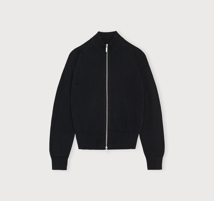 True Knit High Collar Cardigan