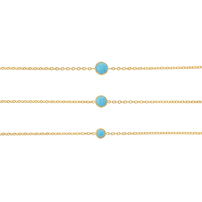 Turquoise Solitaire Bracelet