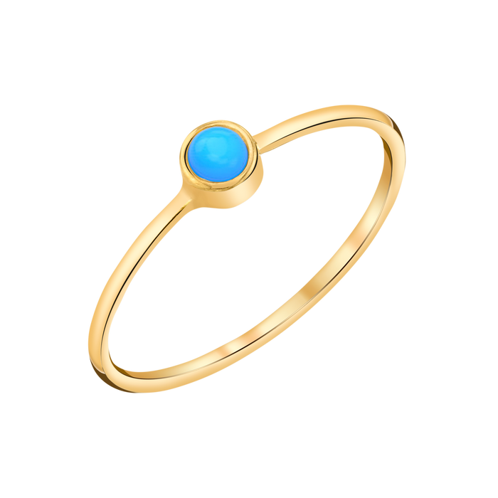 Turquoise Solitaire Ring