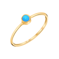Turquoise Solitaire Ring