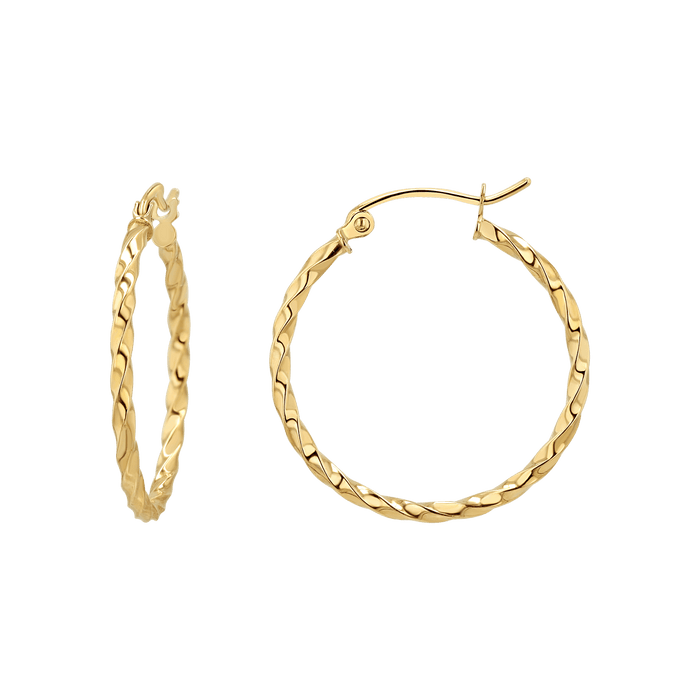 Twist Hoop Earrings