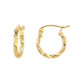 Twist Hoop Earrings