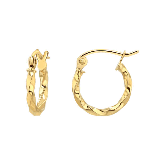 Twist Hoop Earrings