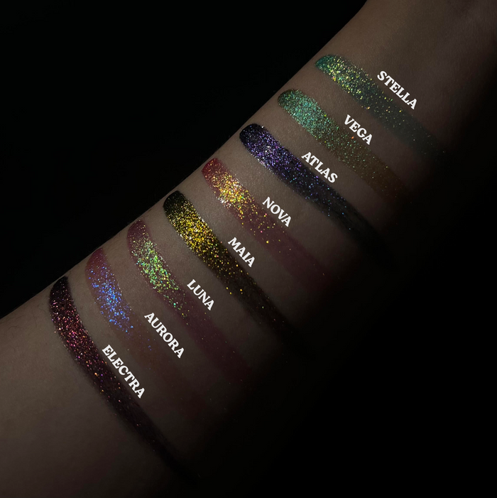 Vega Chroma Gloss (Green/Gold) - Multichrome Lip Gloss - Glisten Cosmetics