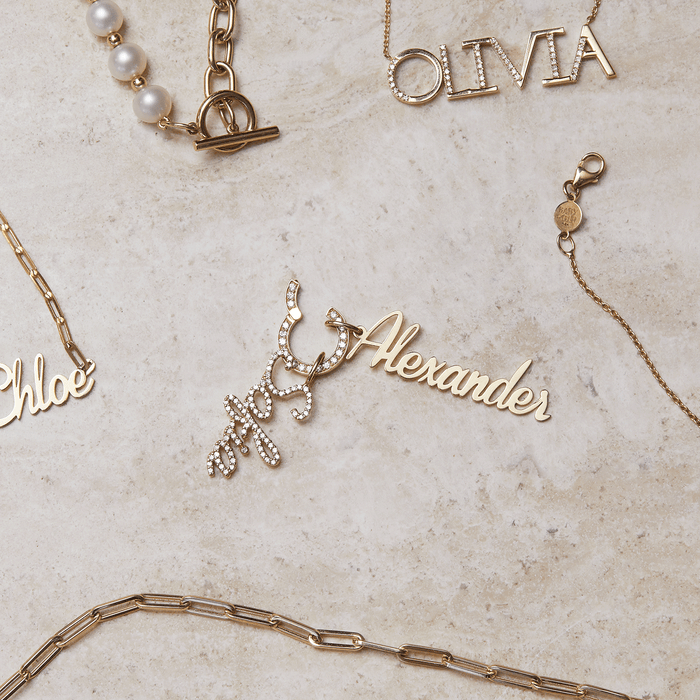 Vertical Script Name Charm
