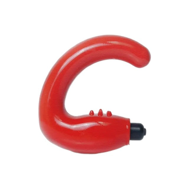 Vibrator anal MEDICA-GROUP Prostate Massager, pentru stimularea prostatei, rezistent la apă, roșu