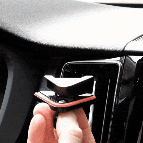 Animation of installation steps for Offroam mounting base with 20mm ball shown installed on Volvo XC60 2018-2026  models. Does not block air flow and holds securely without glue or drilling.