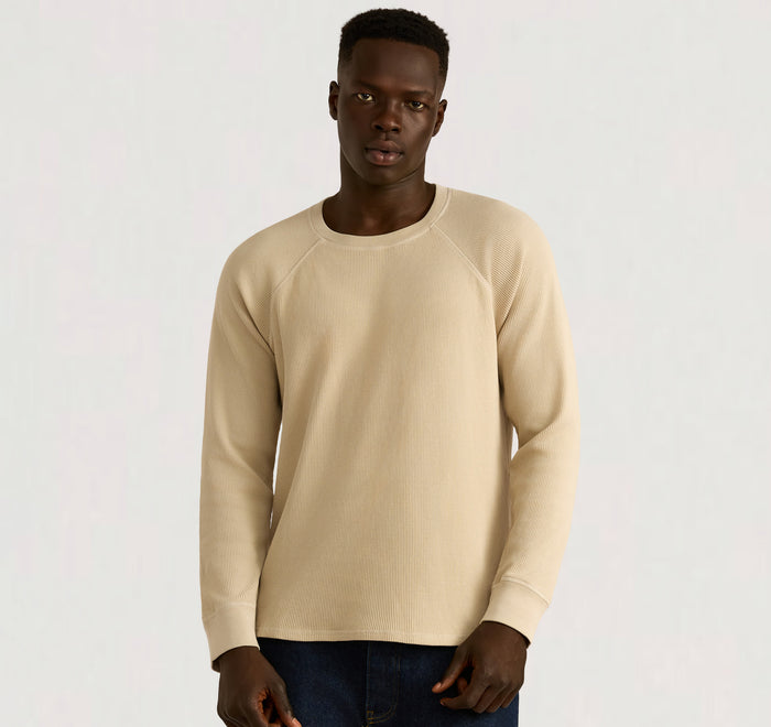 Waffle Raglan Long Sleeve