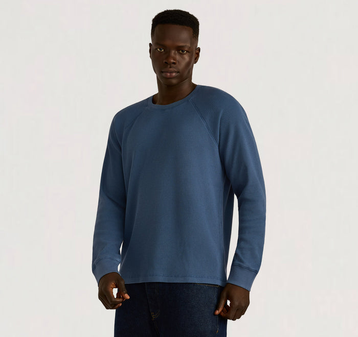 Waffle Raglan Long Sleeve