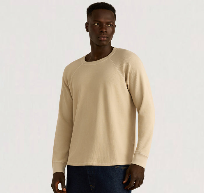 Waffle Raglan Long Sleeve