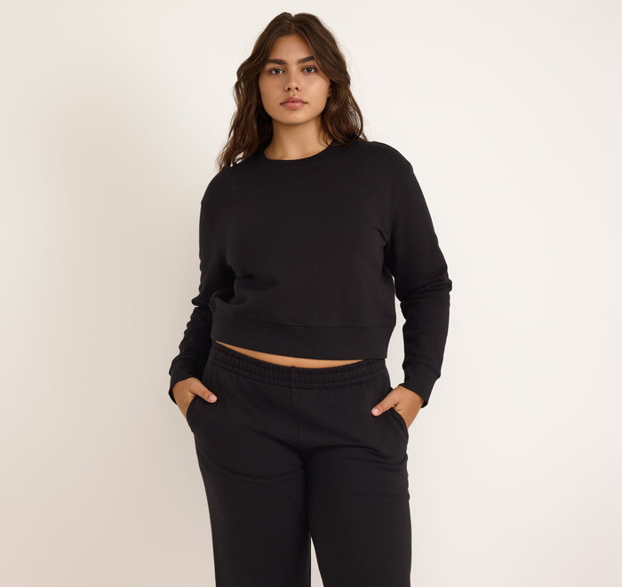Weekend Crop Crewneck