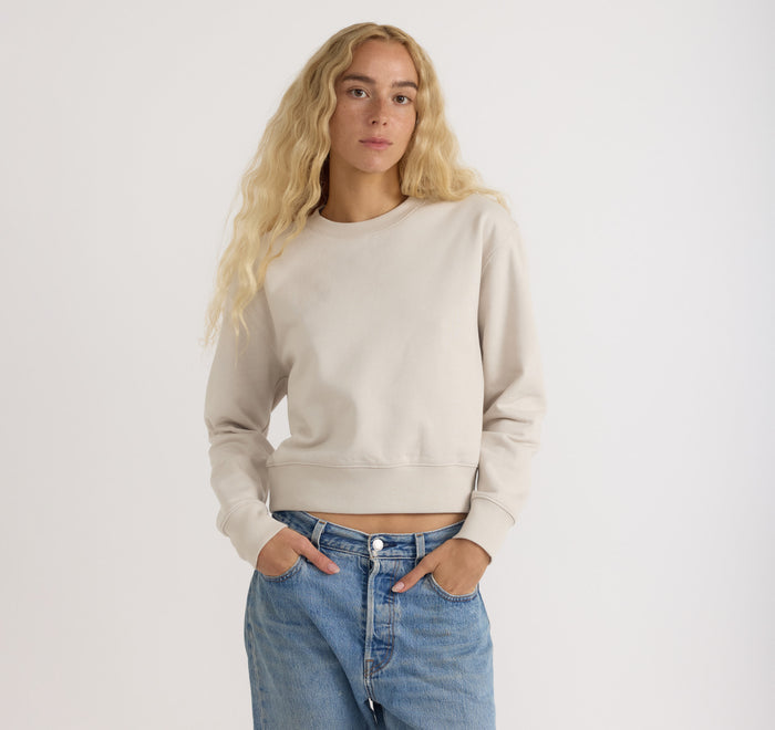 Weekend Crop Crewneck