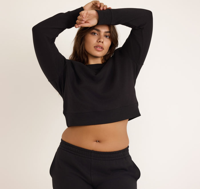 Weekend Crop Crewneck