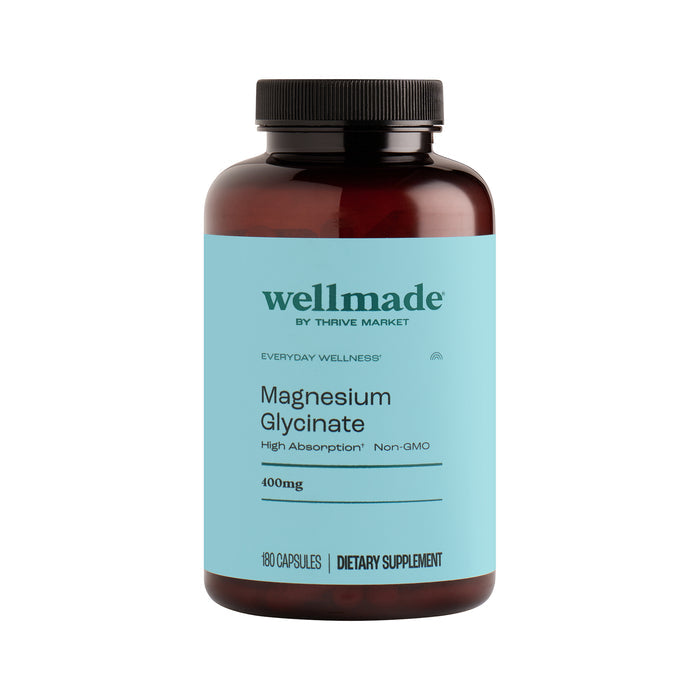 Wellmade Magnesium Glycinate – 180 Capsules