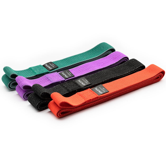 Widerstandsband 4er Set Textil (Bunt) - Athletic Aesthetics