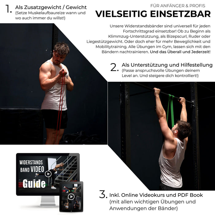 Widerstandsband Latex Grün / Stark (22kg - 54kg) - Athletic Aesthetics