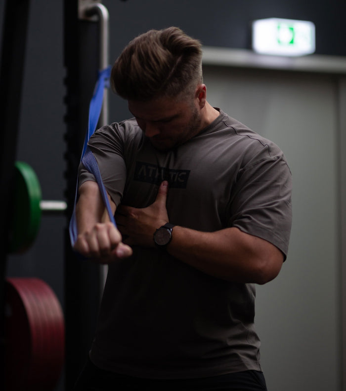 Widerstandsband Textil Blau / Sehr stark (35kg - 60kg) - Athletic Aesthetics