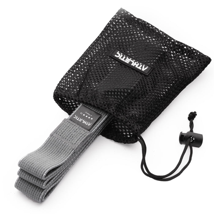 Widerstandsband Textil Dunkel Grau / Stark (25kg - 45kg) - Athletic Aesthetics