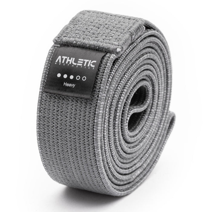Widerstandsband Textil Grau / Mittel (15kg - 30kg) - Athletic Aesthetics