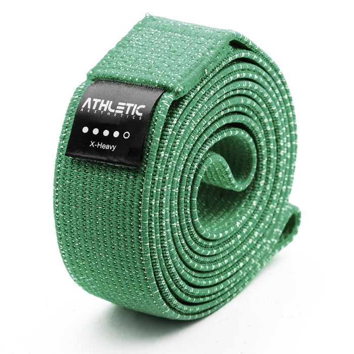 Widerstandsband Textil Grün / Stark (25kg - 45kg) - Athletic Aesthetics