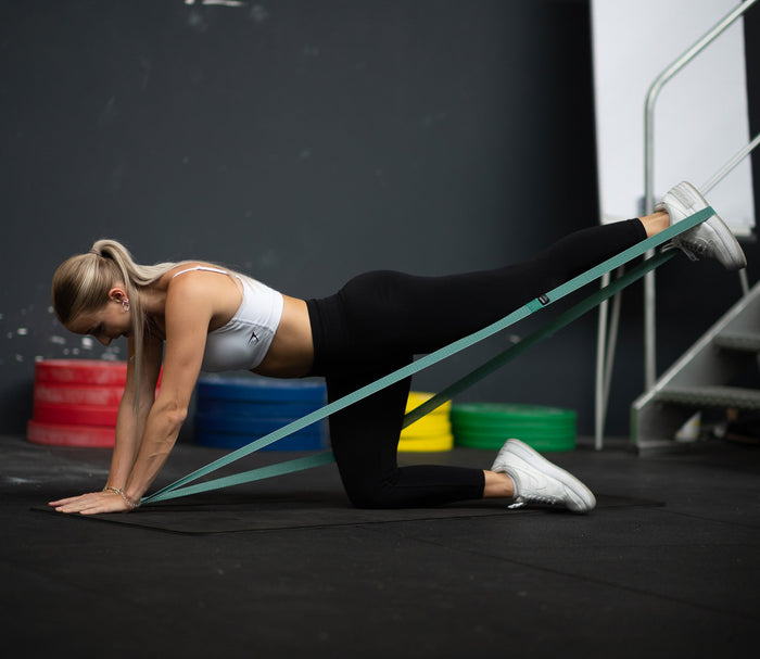 Widerstandsband Textil Grün / Stark (25kg - 45kg) - Athletic Aesthetics