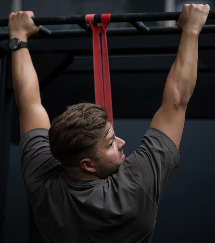 Widerstandsband Textil Rot / Sehr leicht (5kg - 10 kg) - Athletic Aesthetics
