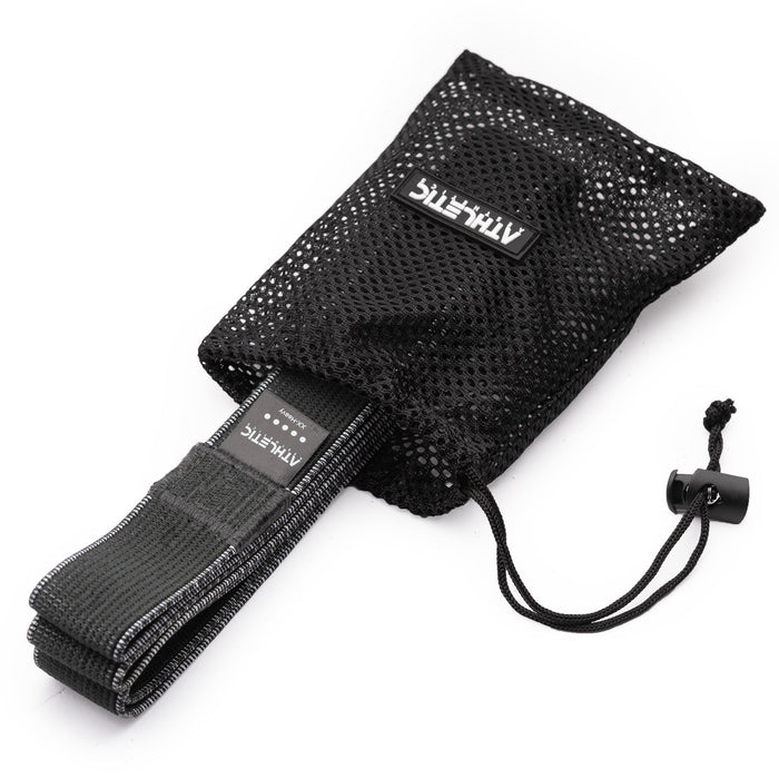 Widerstandsband Textil Schwarz / Sehr stark (35kg - 60kg) - Athletic Aesthetics