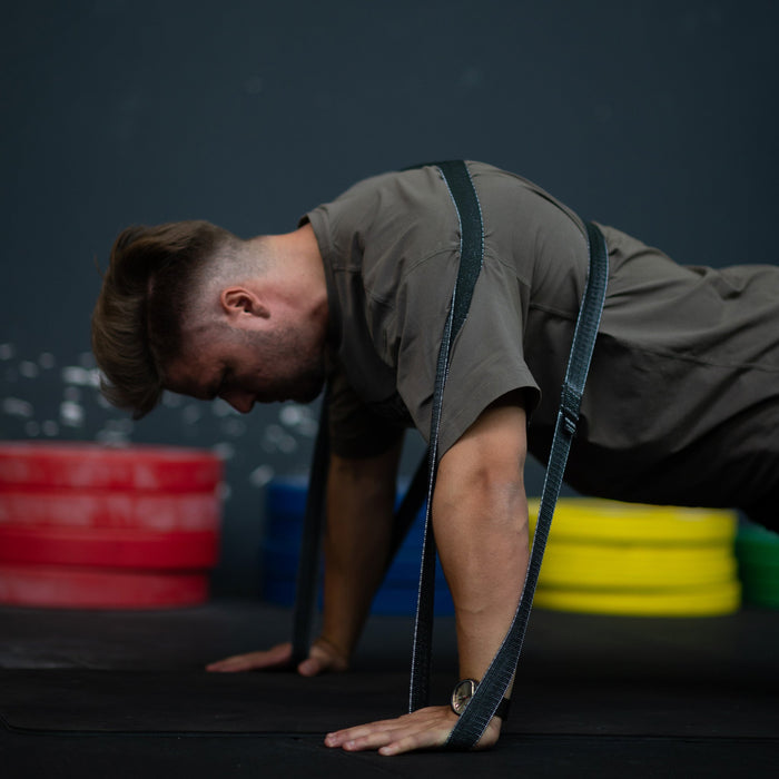Widerstandsband Textil Schwarz / Sehr stark (35kg - 60kg) - Athletic Aesthetics