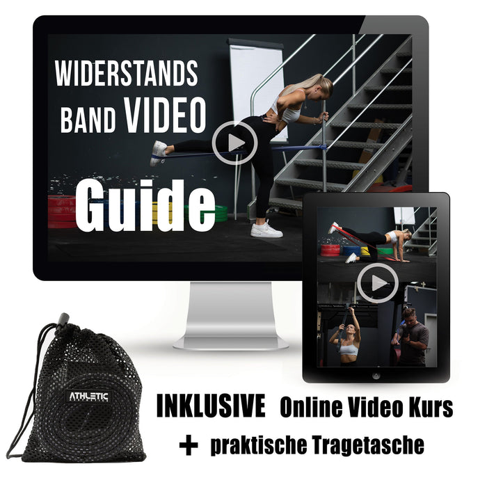 Widerstandsband Textil Sehr hell grau / Sehr leicht (5kg - 10 kg) - Athletic Aesthetics