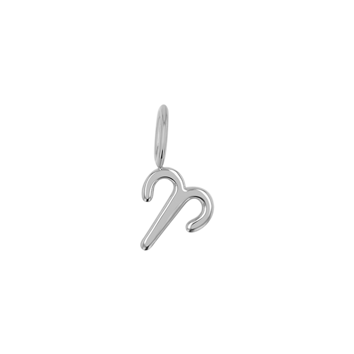 14K White Gold / Aries