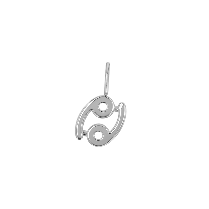 14K White Gold / Cancer