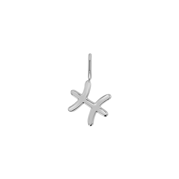 14K White Gold / Pisces
