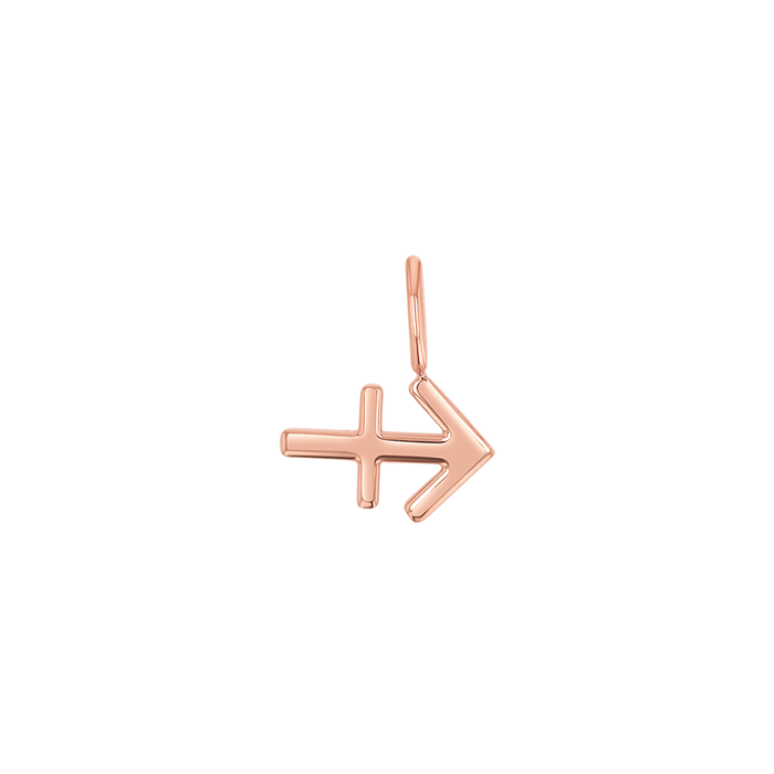 14K Rose Gold / Sagittarius